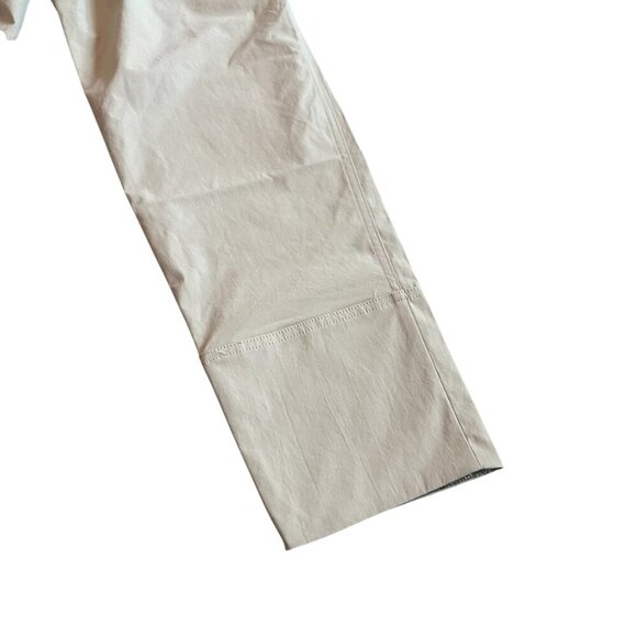 Hoka One One Transport Pants Khaki Fold Over Classic Casual Size Small Women NWT - Picture 11 of 15